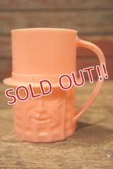 ct-240301-16 PLANTERS / MR.PEANUT 1950's Plastic Mug (Pink)