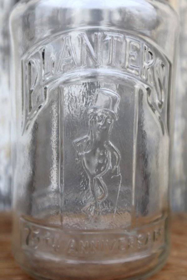 画像2: ct-250401-06 PLANTERS / MR.PEANUT 1981 75th Anniversary Glass Jar