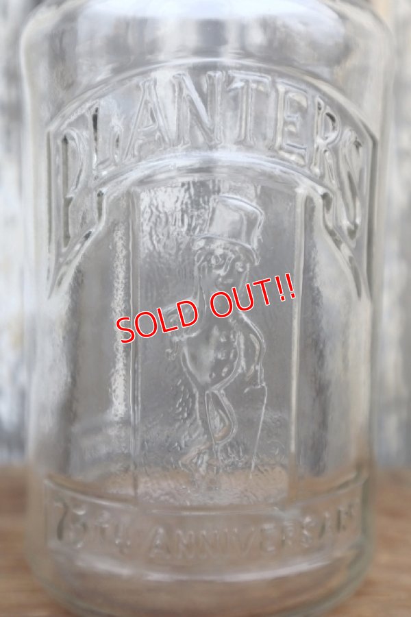 画像2: ct-250401-06 PLANTERS / MR.PEANUT 1981 75th Anniversary Glass Jar