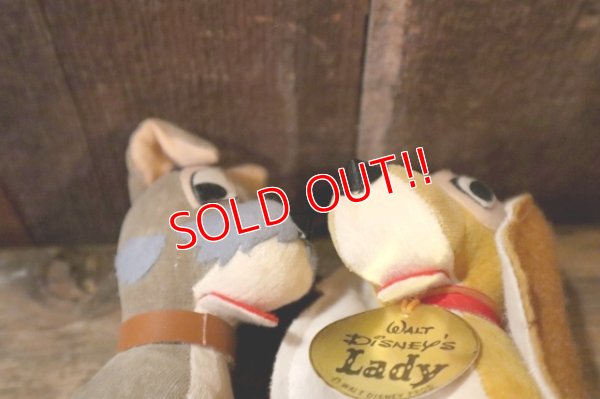 画像8: ct-250319-08 Lady and the Tramp / WOOLKIN 1950's-1960's Doll Set