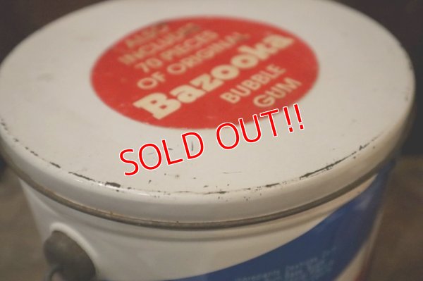 画像8: dp-250404-03 Topps / Bazooka BUBBLE GUM 1991 Tin Can