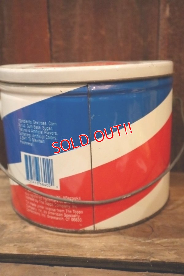 画像4: dp-250404-03 Topps / Bazooka BUBBLE GUM 1991 Tin Can