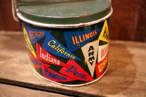 画像3: dp-250404-01 THE OHIO ART CO. 1950's-1960's COLLEGE PENNANTS TIN BOX