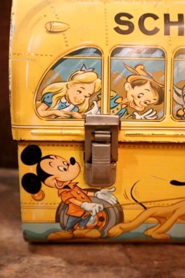 画像3: ct-250404-36 Walt Disney's / Aladdin 1960's School Bus Lunch Box