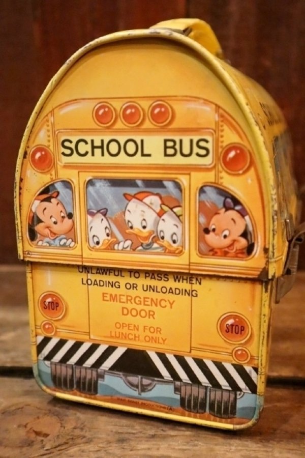 画像10: ct-250404-36 Walt Disney's / Aladdin 1960's School Bus Lunch Box