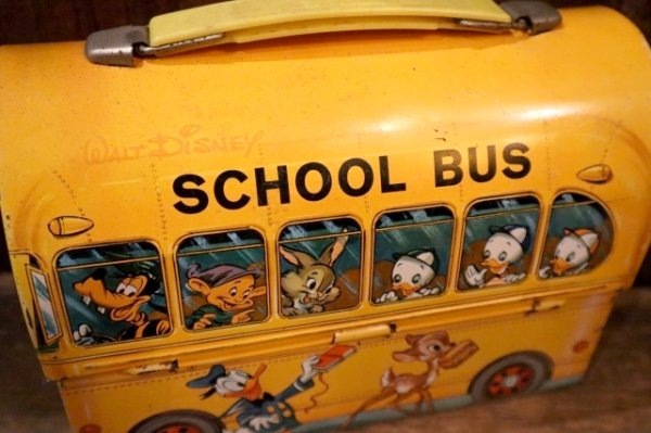 画像8: ct-250406-02 Walt Disney's / Aladdin 1960's School Bus Lunch Box
