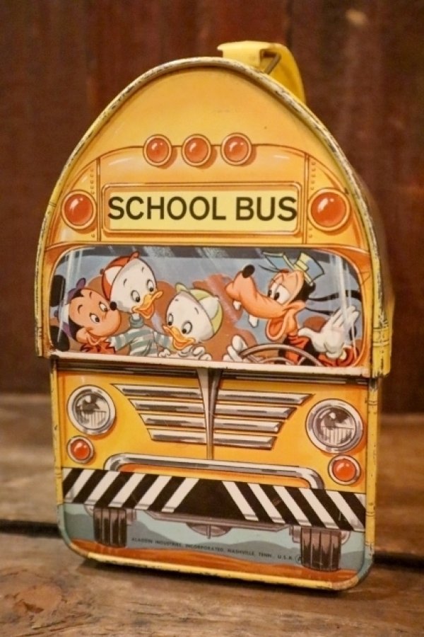 画像9: ct-250404-36 Walt Disney's / Aladdin 1960's School Bus Lunch Box