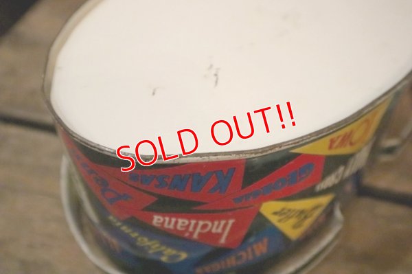 画像13: dp-250404-01 THE OHIO ART CO. 1950's-1960's COLLEGE PENNANTS TIN BOX