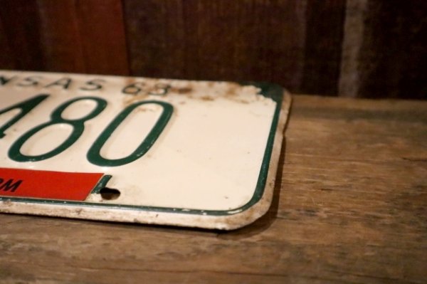 画像5: dp-dp-250205-21 License Plate 1963 KANSAS "KW-480"