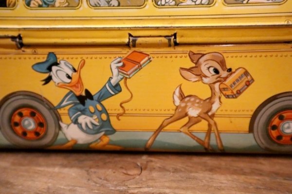 画像7: ct-250404-36 Walt Disney's / Aladdin 1960's School Bus Lunch Box