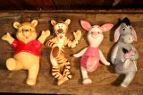 ct-250319-34 Winnie the Pooh, Tigger, Piglet and Eeyore 1990's Ceramic Wall Hook