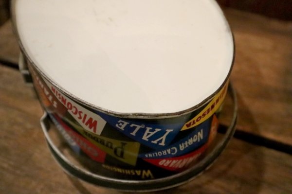 画像14: dp-250404-01 THE OHIO ART CO. 1950's-1960's COLLEGE PENNANTS TIN BOX