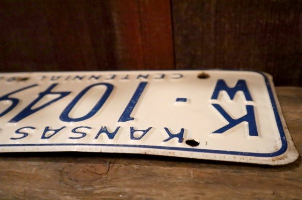 画像5: dp-dp-250205-21 License Plate 1960 KANSAS "KW-1049"