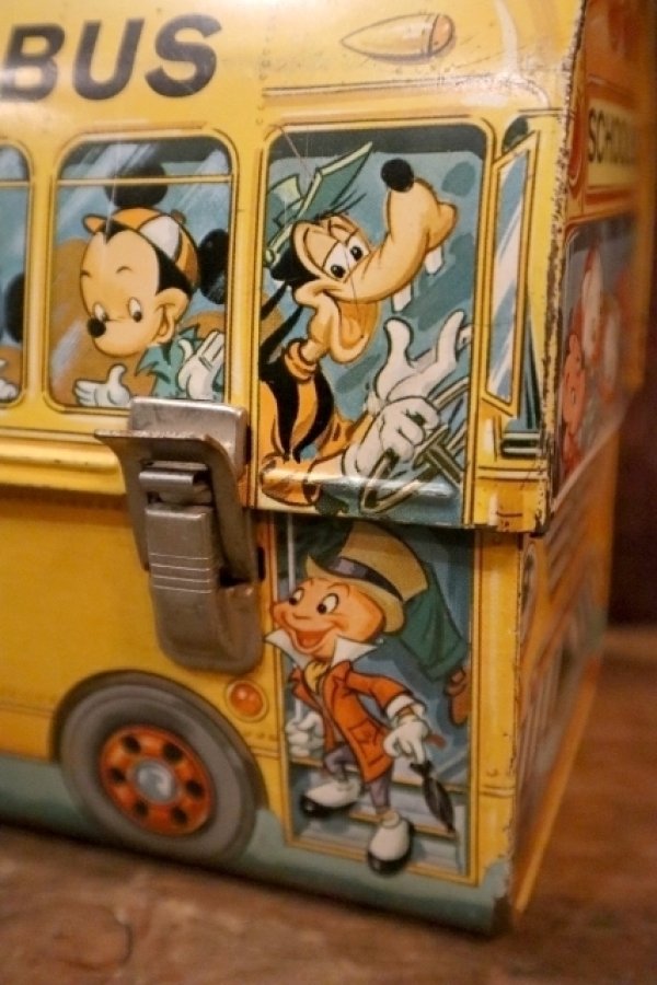画像5: ct-250404-36 Walt Disney's / Aladdin 1960's School Bus Lunch Box