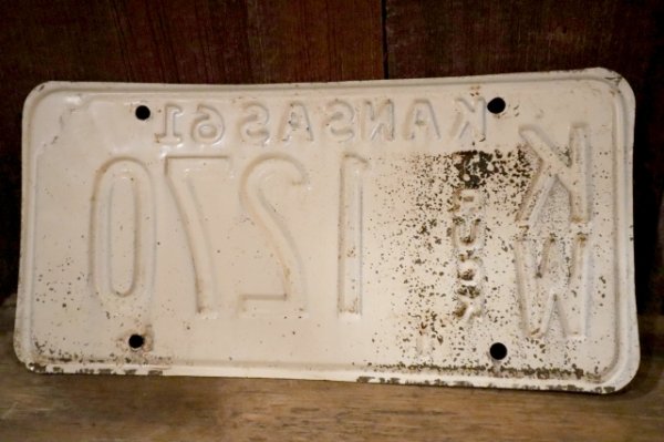 画像6: dp-dp-250205-21 License Plate 1961 KANSAS "KW-1270"