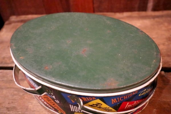 画像5: dp-250404-01 THE OHIO ART CO. 1950's-1960's COLLEGE PENNANTS TIN BOX