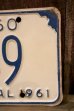 画像4: dp-dp-250205-21 License Plate 1960 KANSAS "KW-1049"