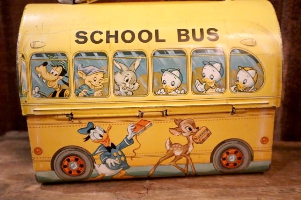 画像6: ct-250404-36 Walt Disney's / Aladdin 1960's School Bus Lunch Box