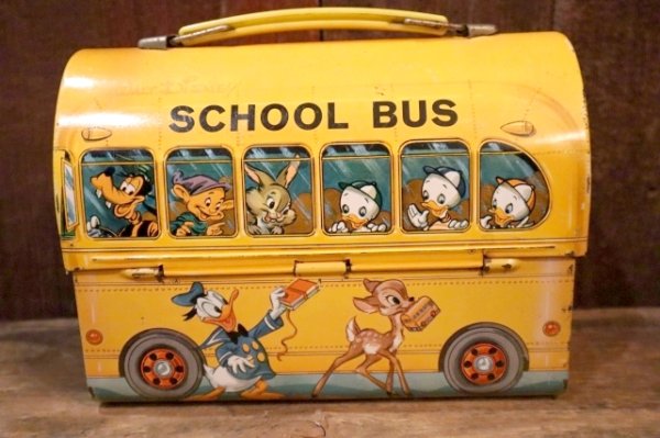 画像6: ct-250406-02 Walt Disney's / Aladdin 1960's School Bus Lunch Box