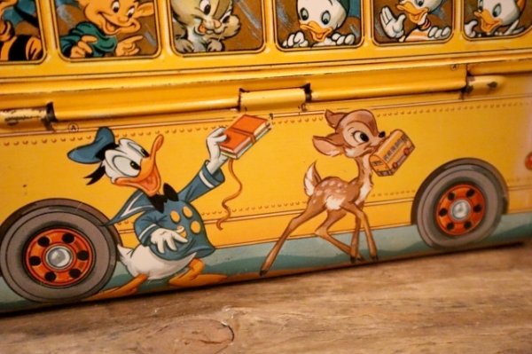 画像7: ct-250406-02 Walt Disney's / Aladdin 1960's School Bus Lunch Box