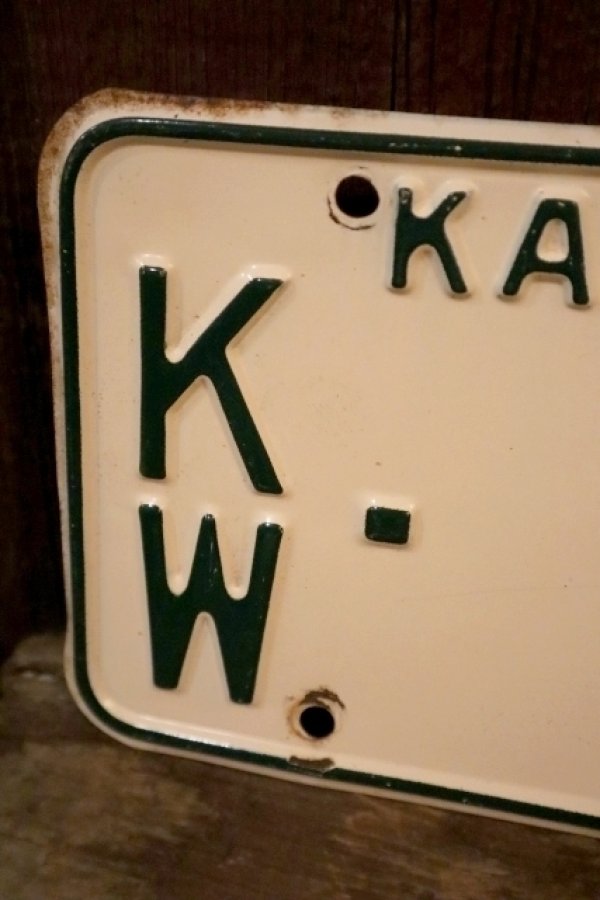 画像2: dp-dp-250205-21 License Plate 1963 KANSAS "KW-731"