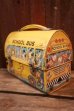 画像1: ct-250404-36 Walt Disney's / Aladdin 1960's School Bus Lunch Box (1)