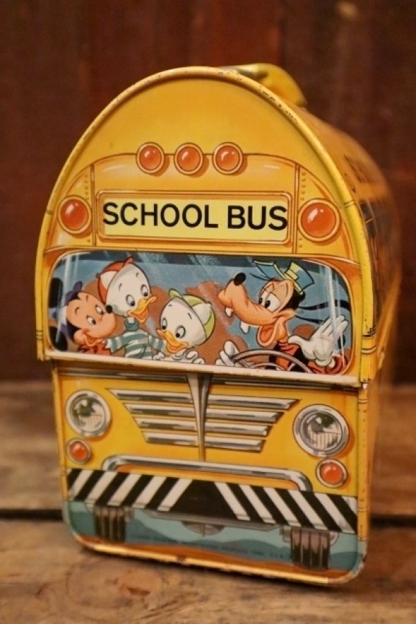 画像9: ct-250406-02 Walt Disney's / Aladdin 1960's School Bus Lunch Box