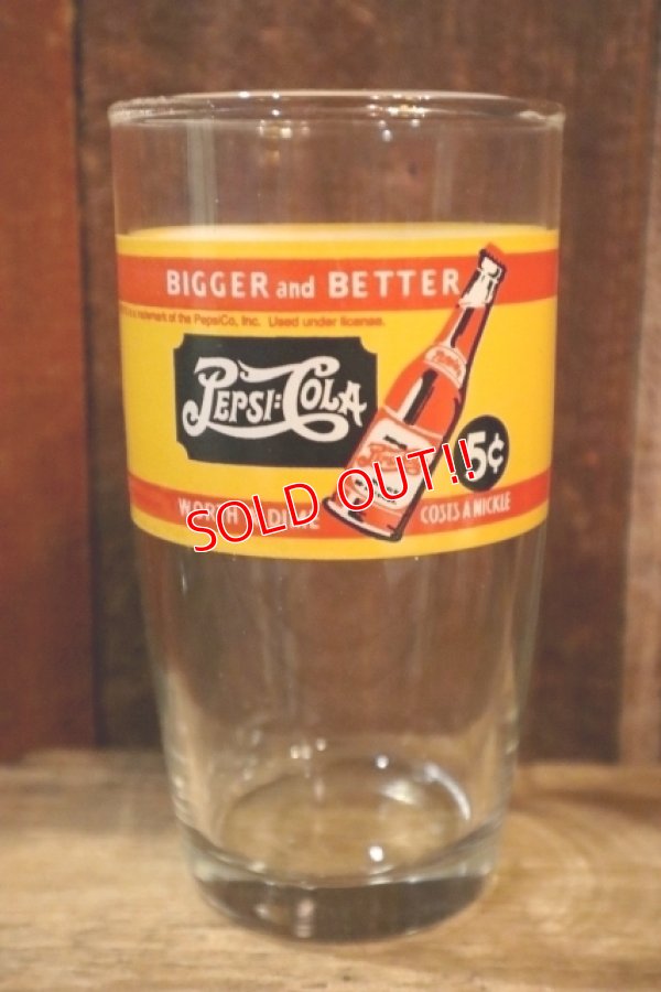 画像1: gs-250205-30 PEPSI : COLA 2004 BIGGER and BETTER GLASS