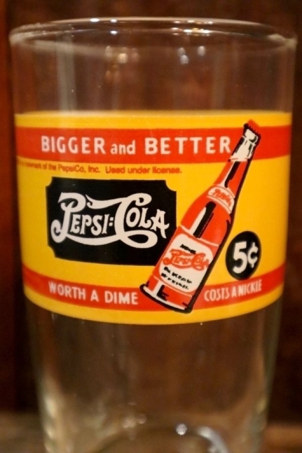 画像2: gs-250205-30 PEPSI : COLA 2004 BIGGER and BETTER GLASS