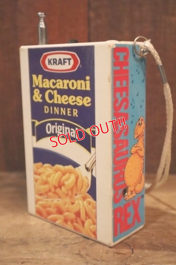 画像1: ct-250404-24 KRAFT Macaroni & Cheese 1990's Cheesasaurus Rex Portable Radio