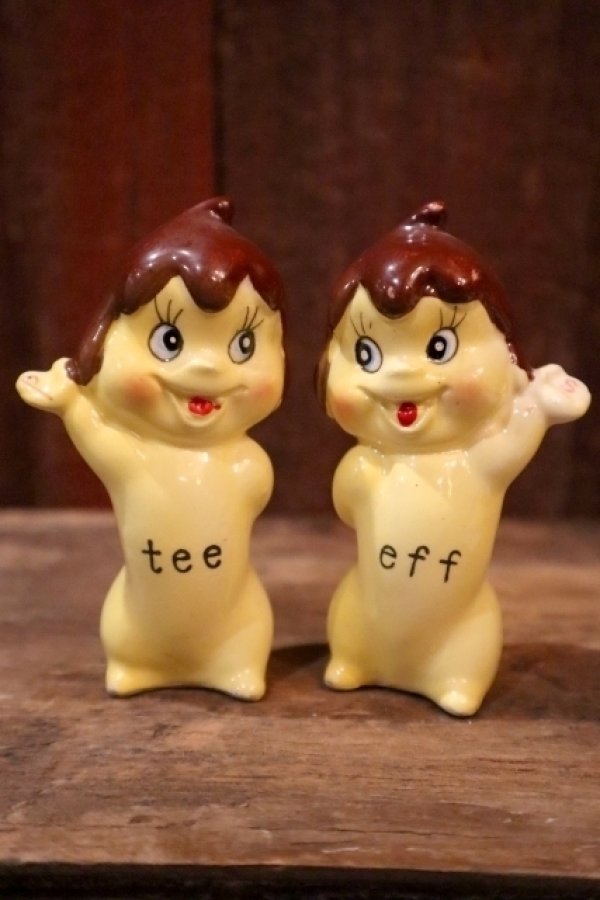 画像1: ct-250405-07 Tasty Freeze 1960's tee & eff  Salt & Pepper Shaker