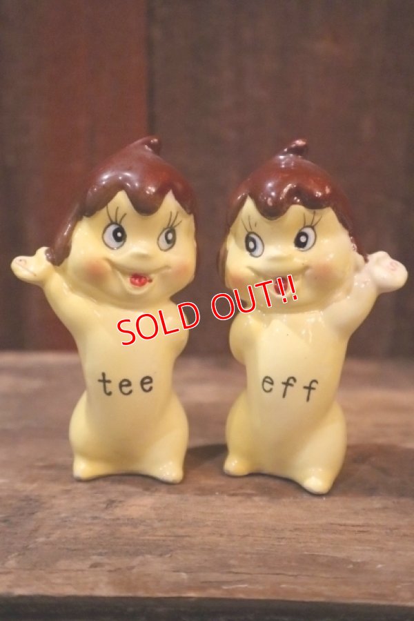 画像1: ct-250405-07 Tasty Freeze 1960's tee & eff  Salt & Pepper Shaker