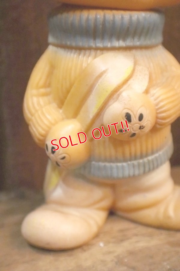 画像3: ct-250205-30 UNKNOWN 1960's BUNNY RUBBER DOLL