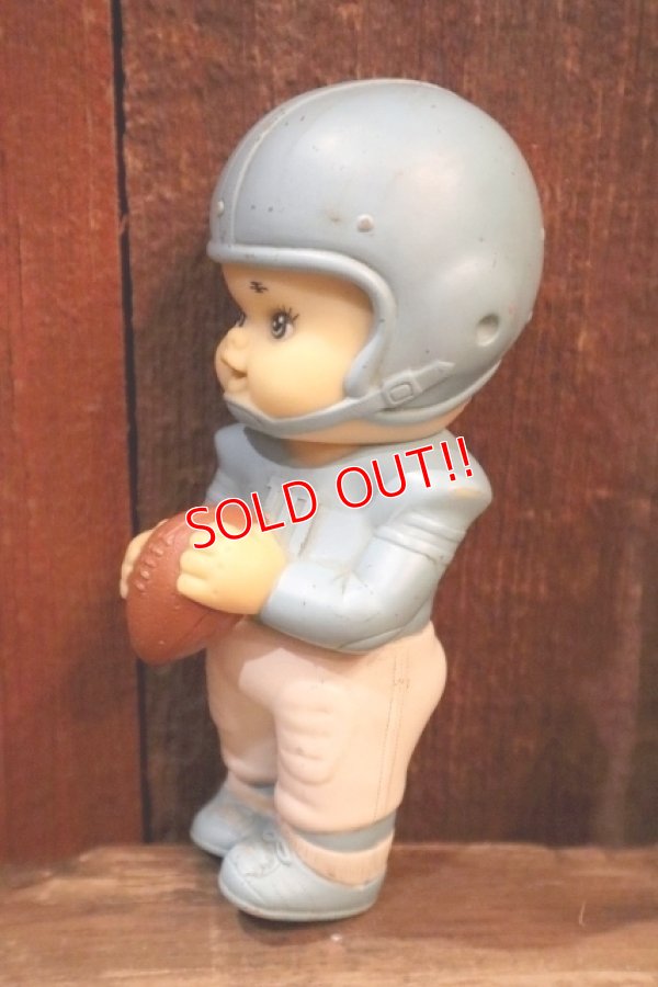 画像4: ct-250205-30 IWAI INDUSTRIAL 1971 FOOTBALL PLAYER SQUEAKY DOLL