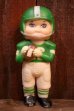 画像1: ct-250205-30 Stahlwood Toy 1960's-1970's FOOTBALL PLAYER SQUEAKY DOLL (1)