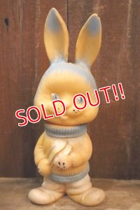 ct-250205-30 UNKNOWN 1960's BUNNY RUBBER DOLL