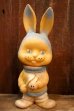 画像1: ct-250205-30 UNKNOWN 1960's BUNNY RUBBER DOLL (1)