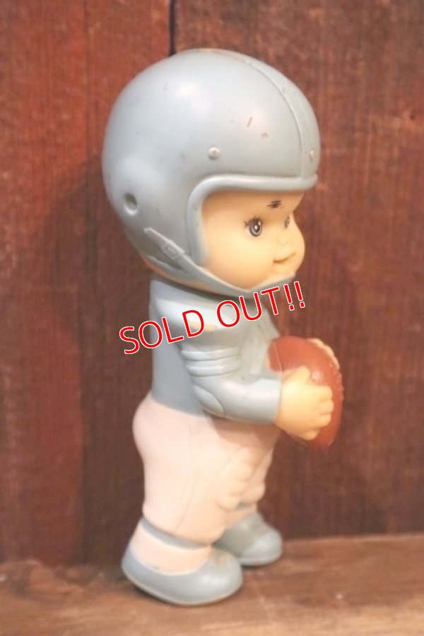 画像3: ct-250205-30 IWAI INDUSTRIAL 1971 FOOTBALL PLAYER SQUEAKY DOLL