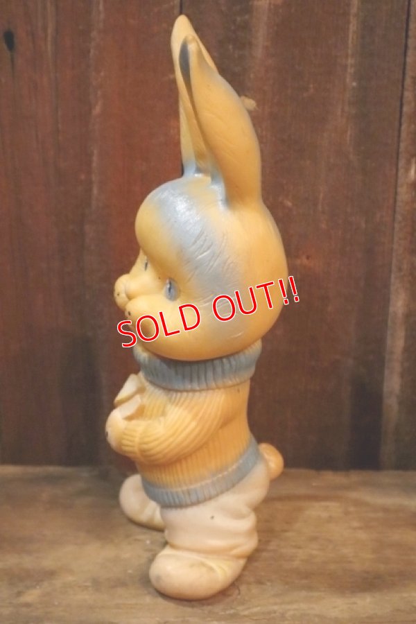 画像4: ct-250205-30 UNKNOWN 1960's BUNNY RUBBER DOLL
