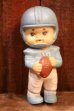 画像1: ct-250205-30 IWAI INDUSTRIAL 1971 FOOTBALL PLAYER SQUEAKY DOLL (1)