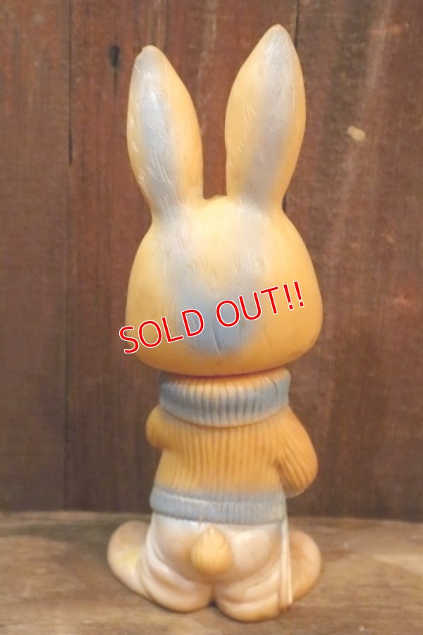 画像6: ct-250205-30 UNKNOWN 1960's BUNNY RUBBER DOLL
