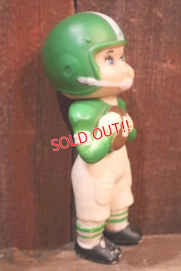 画像3: ct-250205-30 Stahlwood Toy 1960's-1970's FOOTBALL PLAYER SQUEAKY DOLL