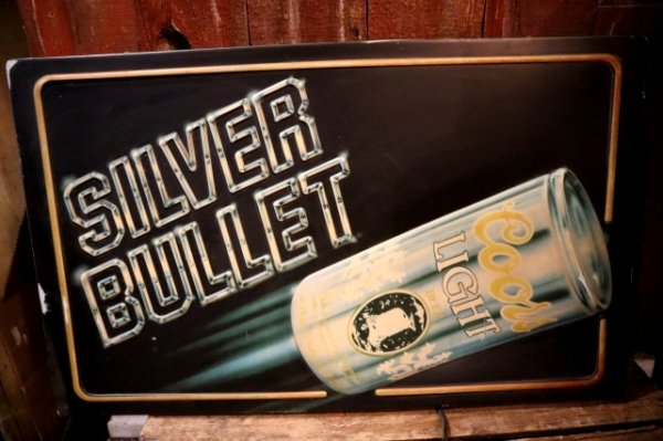 画像5: dp-250205-35 Coors LIGHT "SILVER BULLET" 1980's Lighted Sign