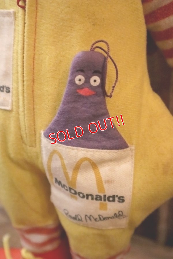 画像6: ct-250401-04 Ronald McDonald / Hasbro 1978 Whistle Doll