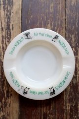 dp-241106-61 KOOL / 1950's Milk Glass Ashtray