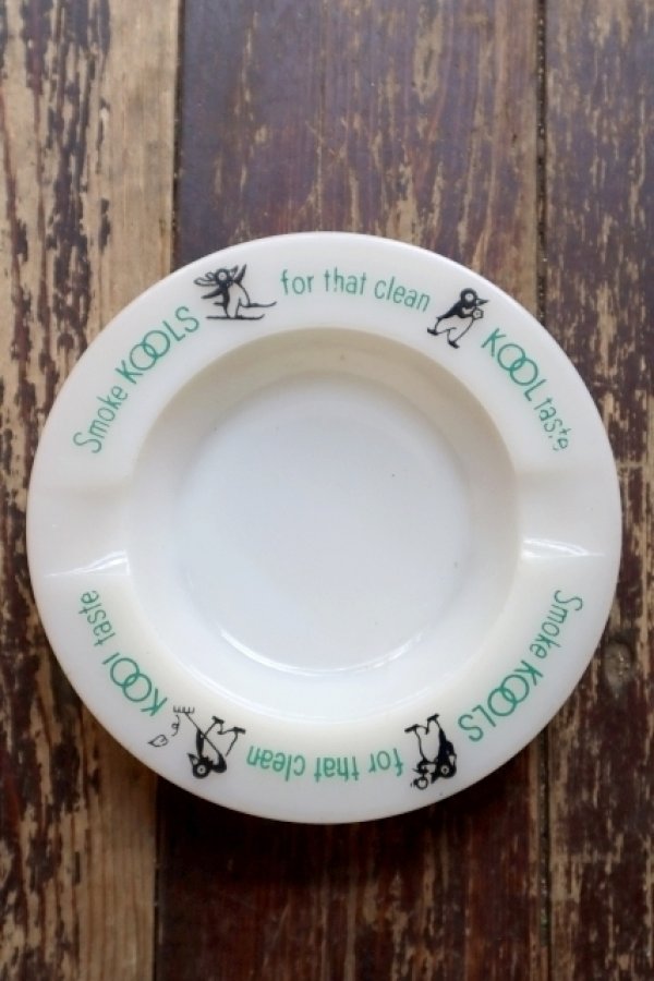 画像1: dp-241106-61 KOOL / 1950's Milk Glass Ashtray