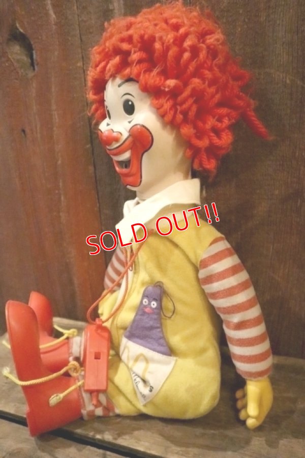 画像13: ct-250401-04 Ronald McDonald / Hasbro 1978 Whistle Doll