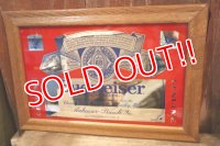 dp-250401-06 Budweiser 1970's-1980's Pub Mirror