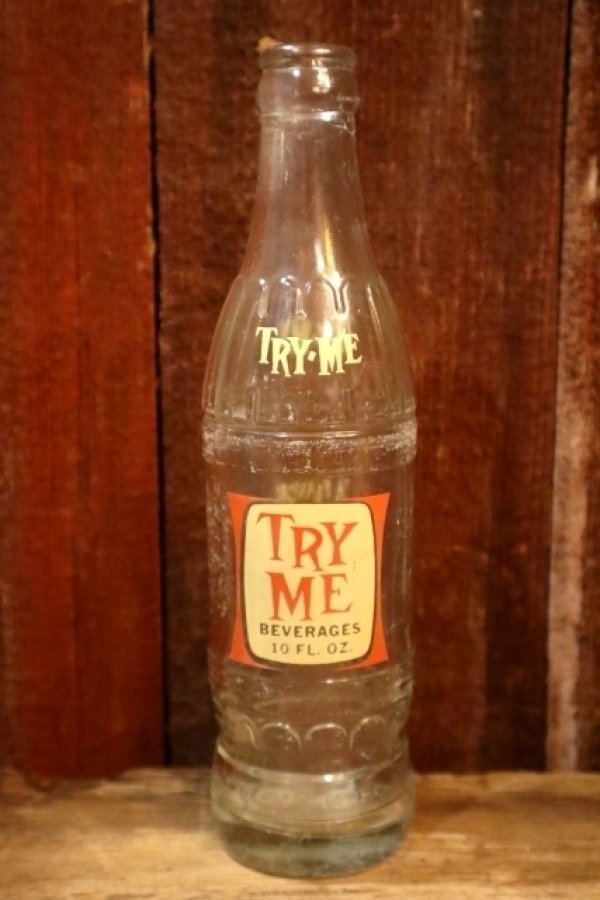 画像1: dk-088 TRY-ME BEVERAGES 1960's 10 FL. OZ. Bottle