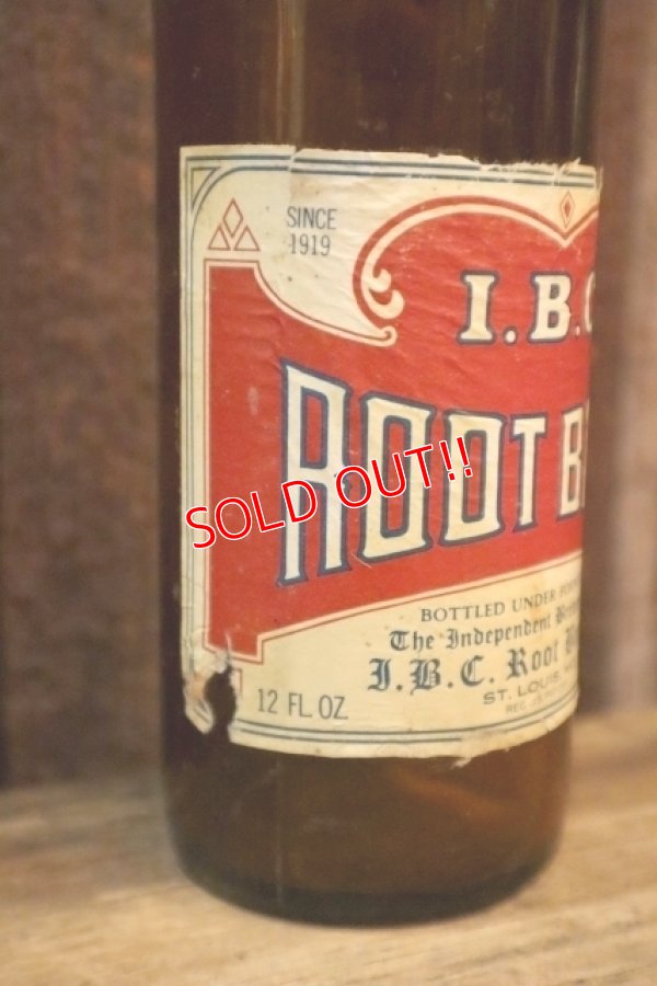 画像2: dk-090 I.B.C. ROOT BEER 1970's 12 FL. OZ. Bottle